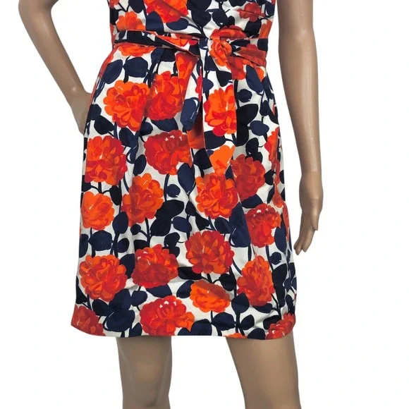 Shoshanna Sweetheart Bustier Floral Print Strapless Mini Cocktail Party Dress 2 - Picture 3 of 8